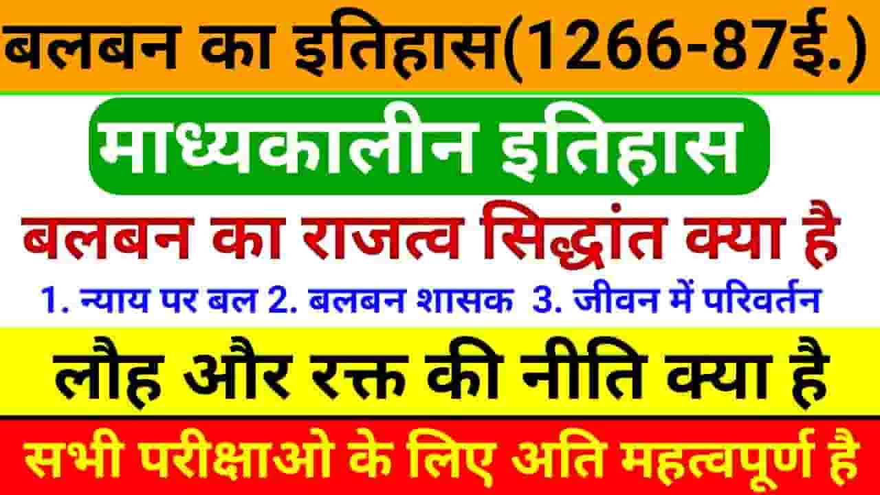 Balban History In Hindi